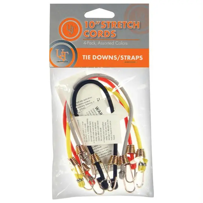 Stretch Cords 10" Asst 4 Pk 1