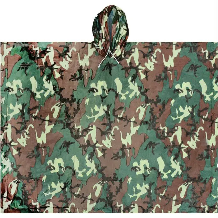 All Weather Poncho Camo 1