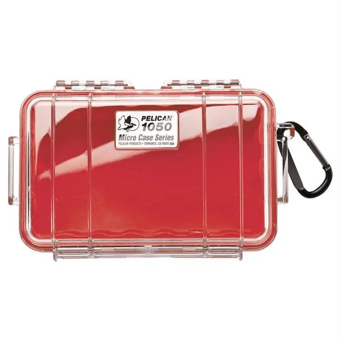 Micro Case 1050 Red-Clear 1