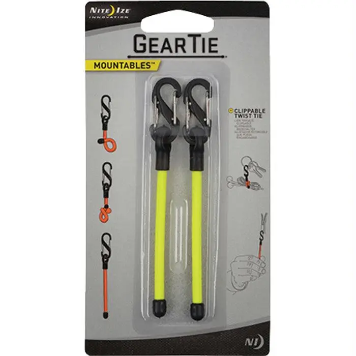 Geartie Clippable 3" 2Pk N Yel 1