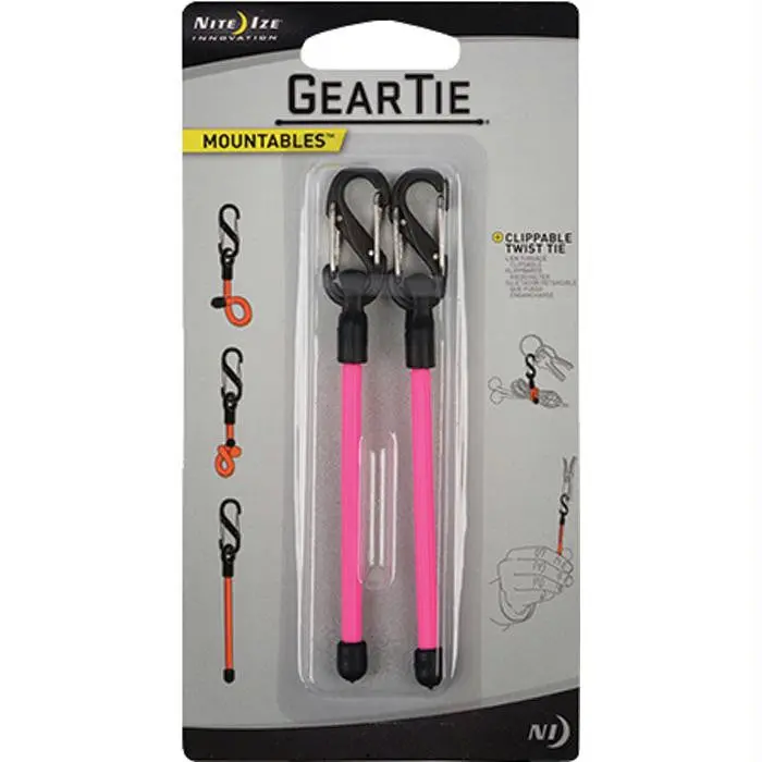 Geartie Clippable 3" 2Pk N Pnk 1