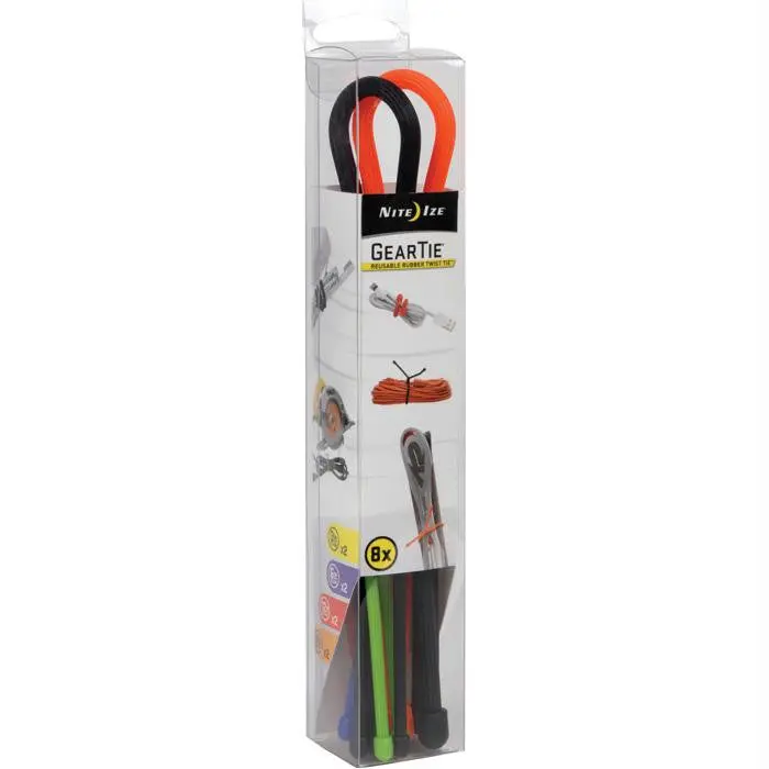 Gear Tie Asst 8Pk 1
