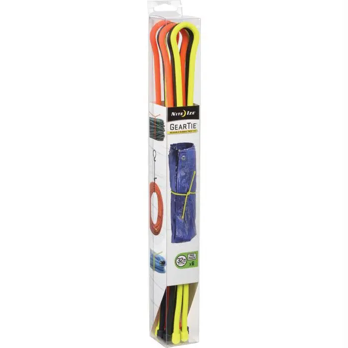 Gear Tie Propack 32"-Asst 6Pk 1