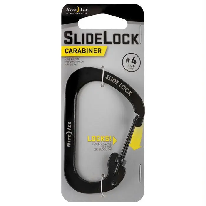 Carabiner Slidelock #4 Black 1
