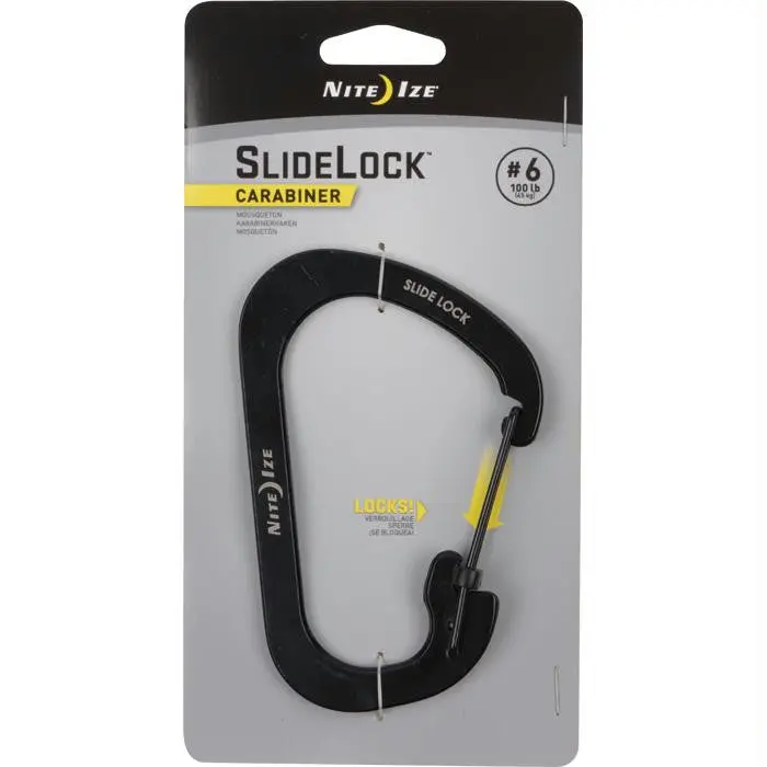 Carabiner Slidelock #6 Black 1