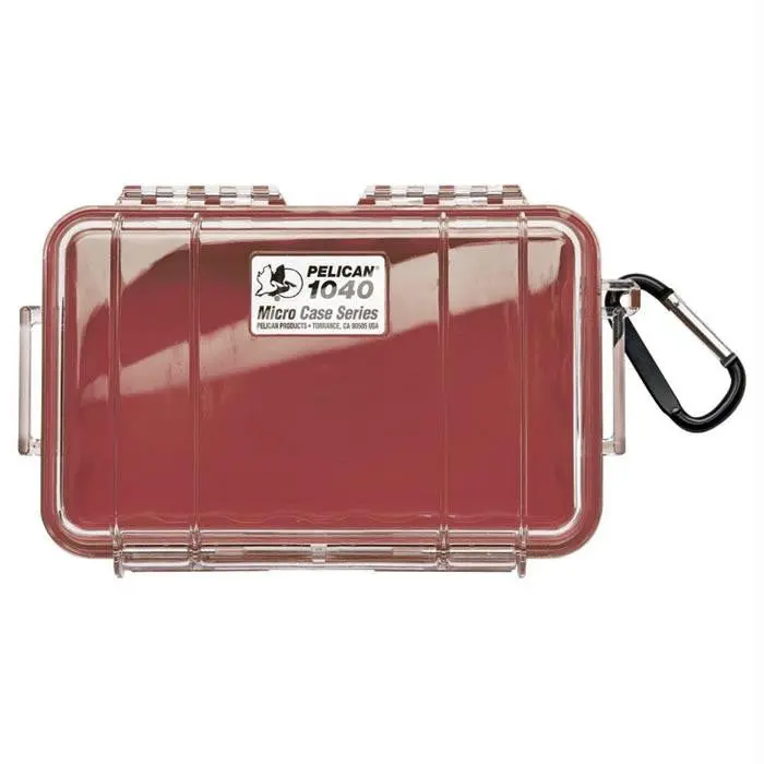 Micro Case 1040 Red-Clear 1