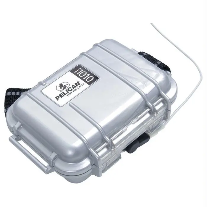 Pelican I1010 Ipod Case Silver 1