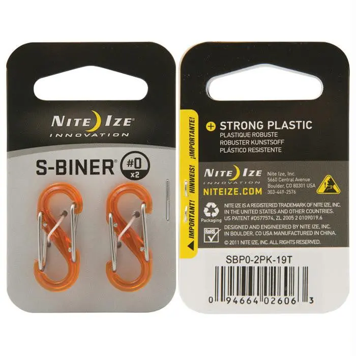 S-Biner Trans #0 2Pk Org 1