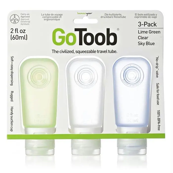 Gotoob 2 Oz 3 Pk Clr,Blu,Grn 1