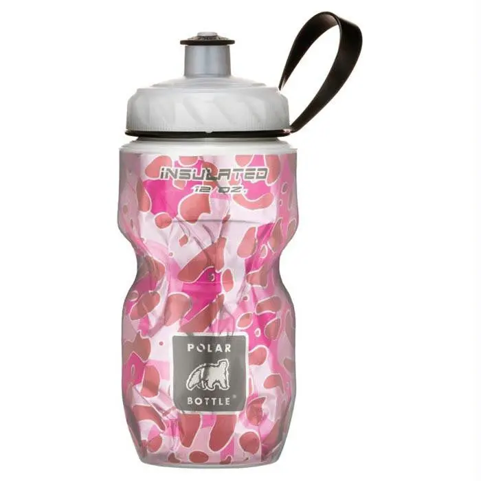 Polar Bottle 12 Oz. Pink Leopa 1