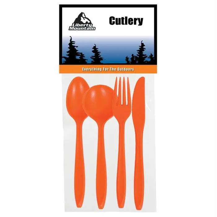 Orange 4 Pc Cutlery 1