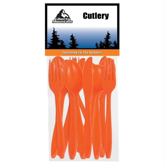 Orange 16 Pc Cutlery 1
