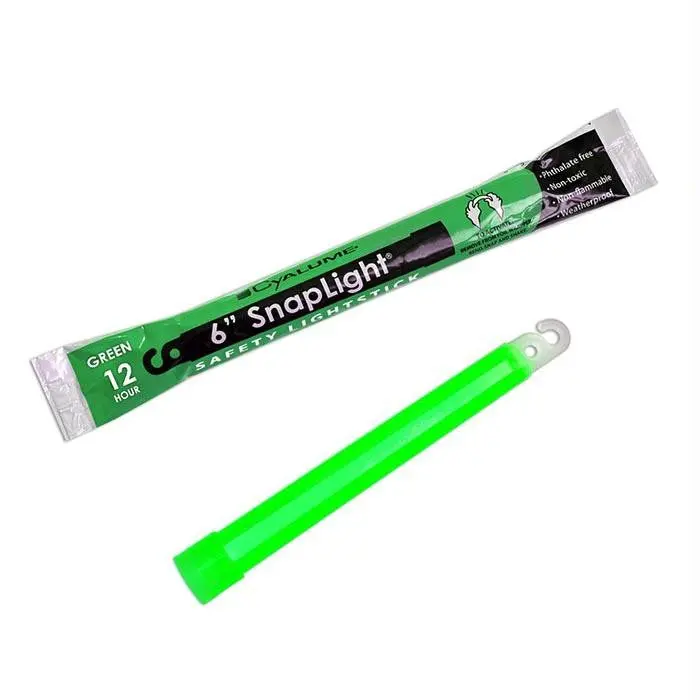 Snaplight 6" Green 12 Hr Bulk 1