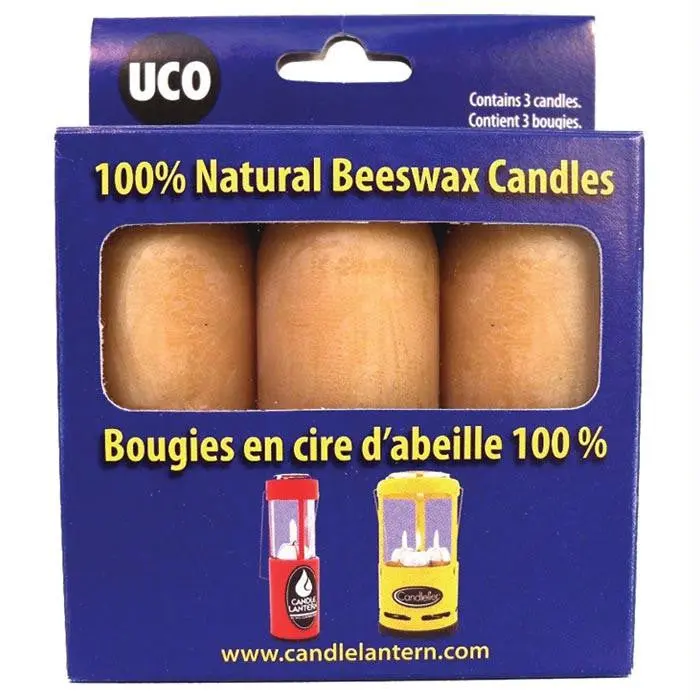 Beeswax Candles 3 Pk 1