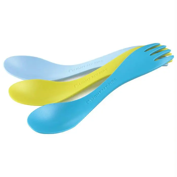 Spork Little 3Pk- Cy, Li, Blu 1
