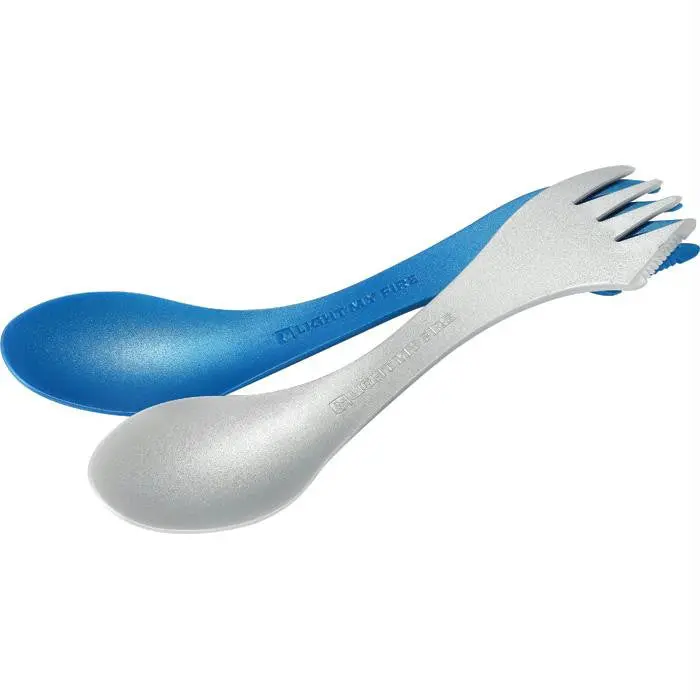 Spork 2 Pack- Petrol-Silver 1