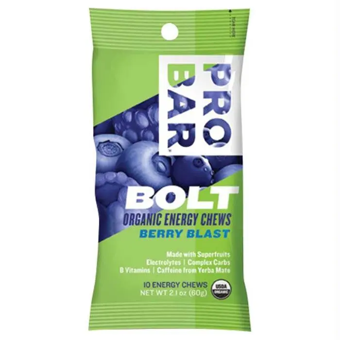 Bolt Organic Chews Berry Blast 1