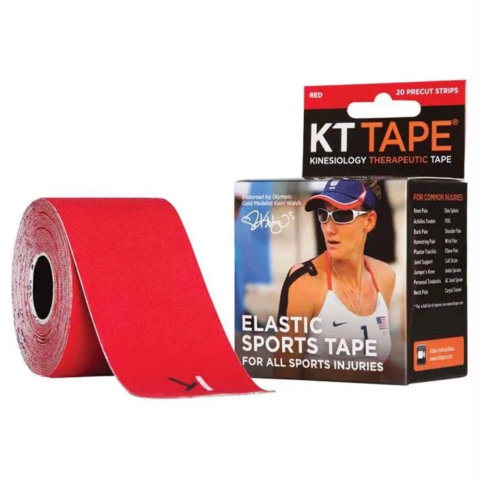 Kt Tape Pre-Cut Red 1
