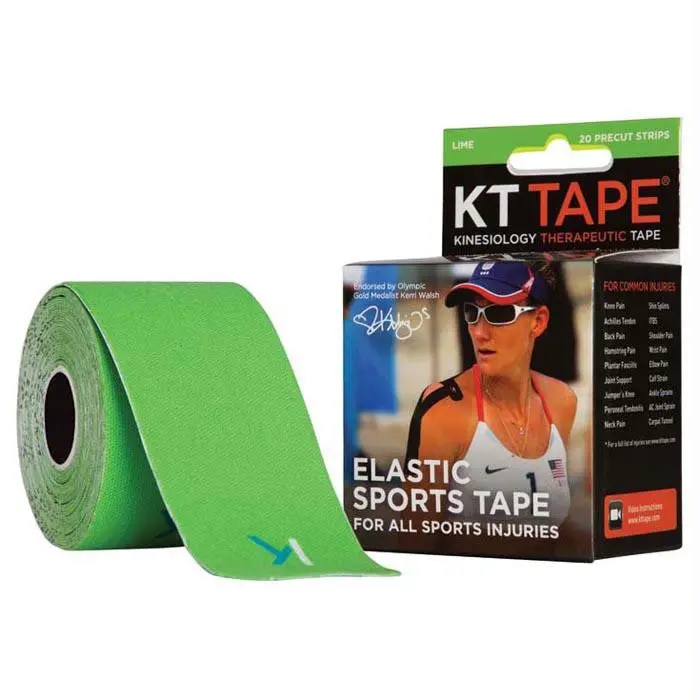 Kt Tape Pre-Cut Lime Green 1