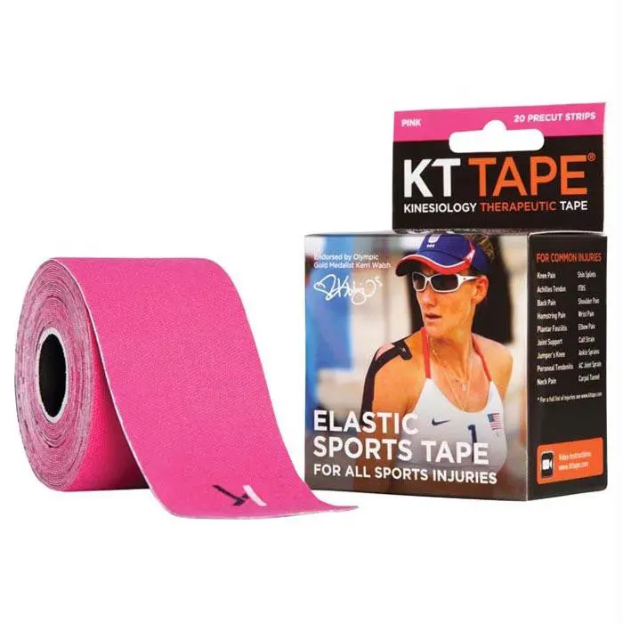 Kt Tape Pre-Cut Pink 1