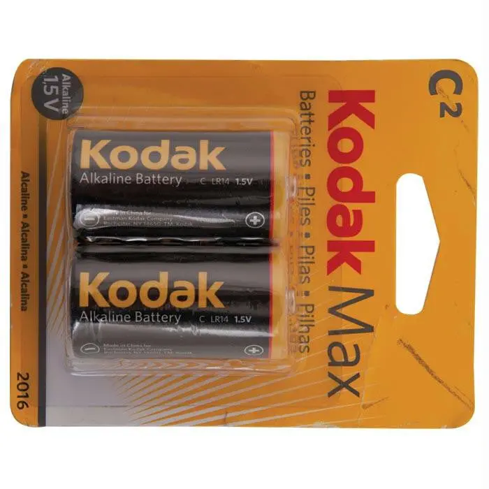 C Kodak Alk Batteries (2Pk) 1
