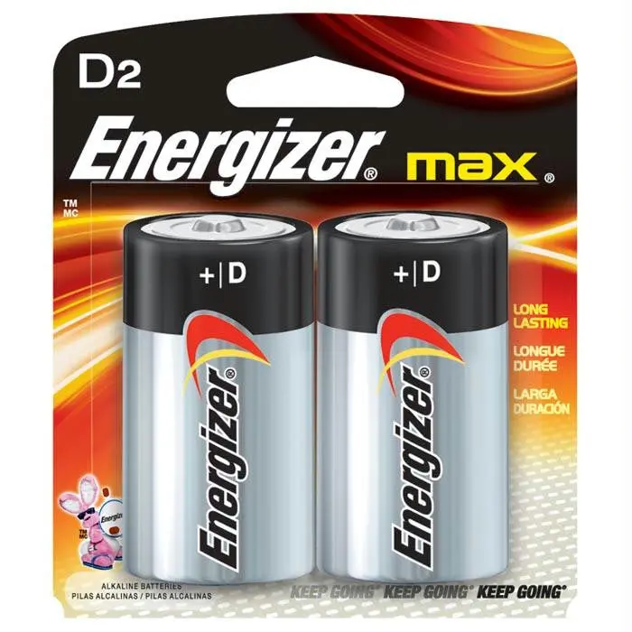 Energizer D 2Pk 1