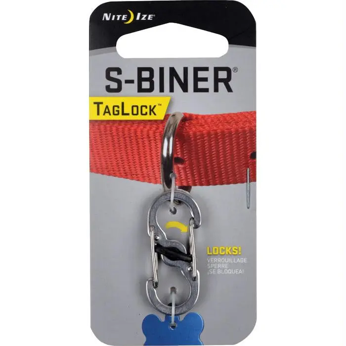 S-Biner Tag Lock Stainless 1