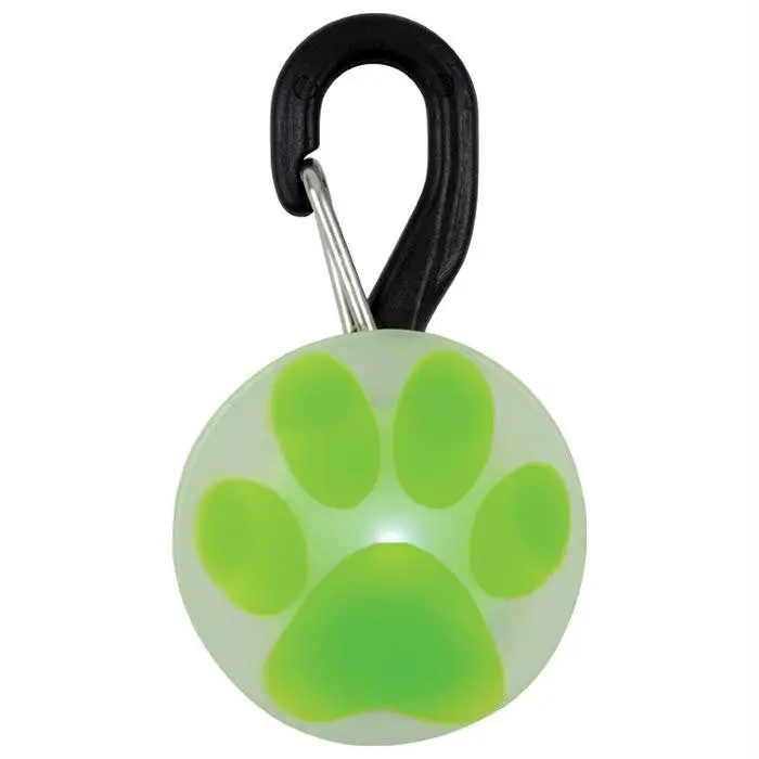 Petlit Led Collar- Lime Paw 1