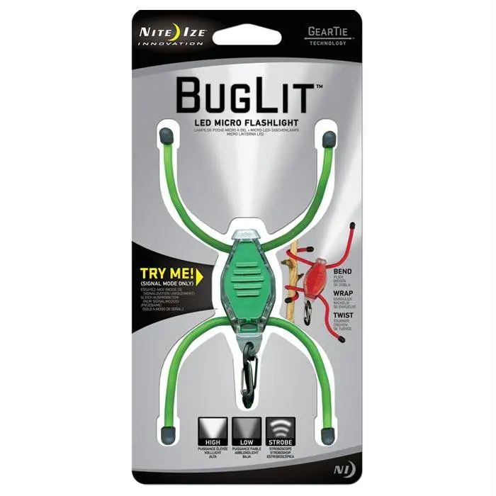 Buglit-Green Clear-White Led 1
