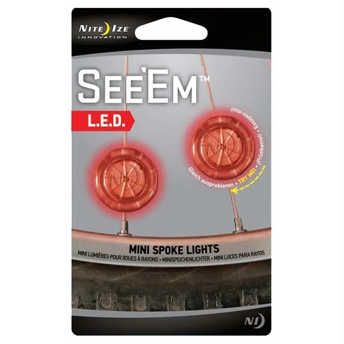See Em Led-Red 2Pk 1