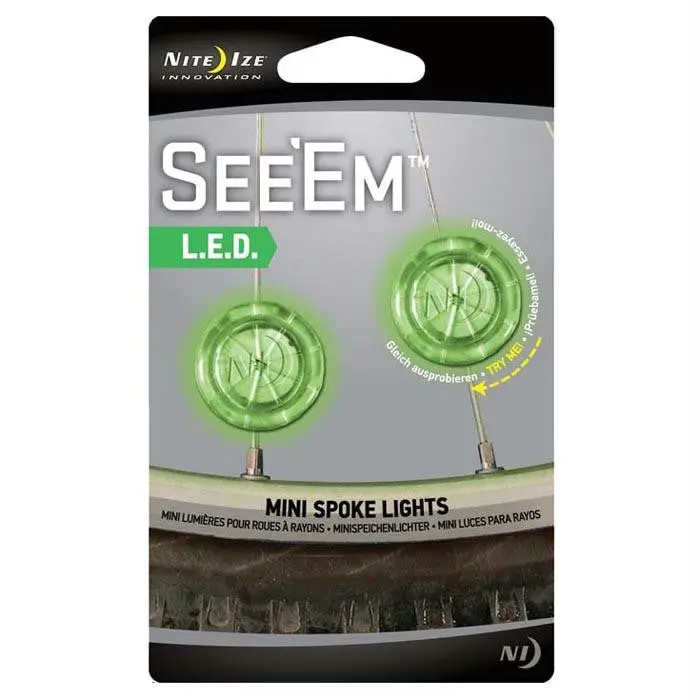 See Em Led-Green 2Pk 1