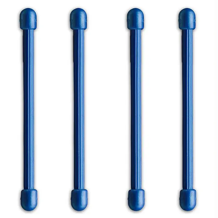 Gear Tie 3"-Blue 4Pk 1