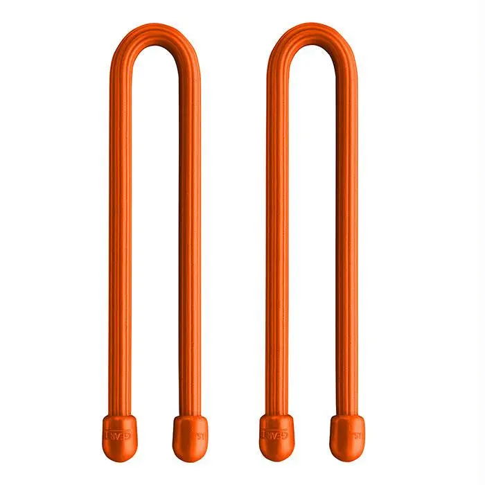 Gear Tie 6" Bright Orange 2Pk 1