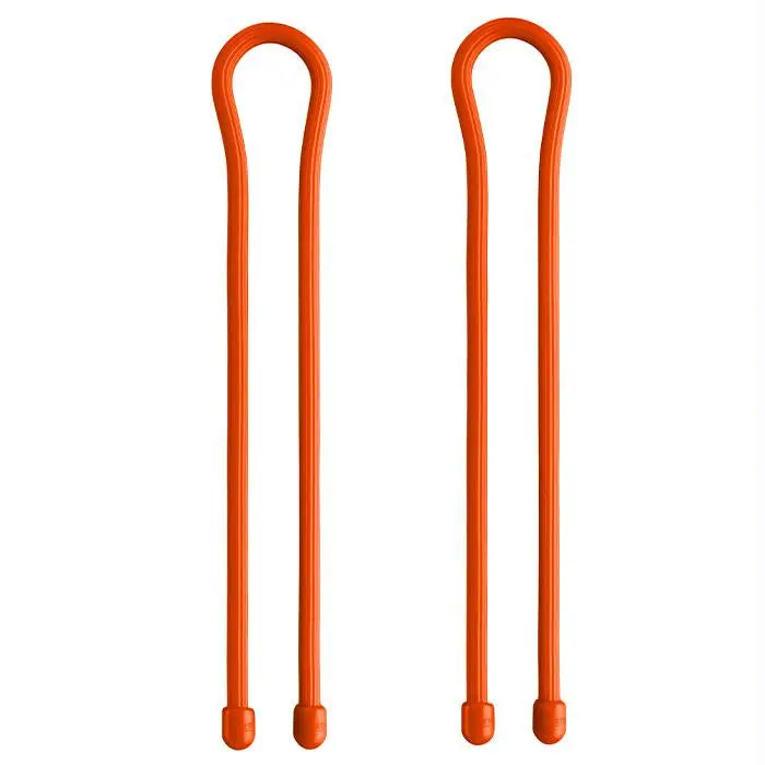 Gear Tie 18" Bright Orange 2Pk 1