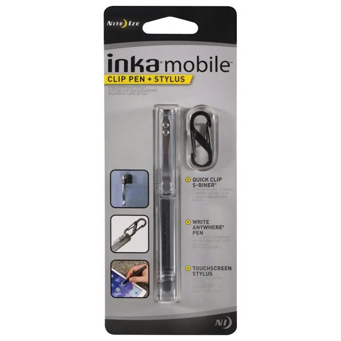 Inka Mobile Clip Pen - Black 1
