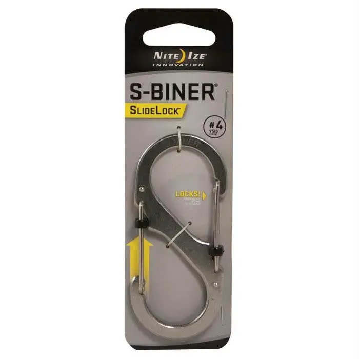 Slidelock Steel S-Biner #4 Ss 1