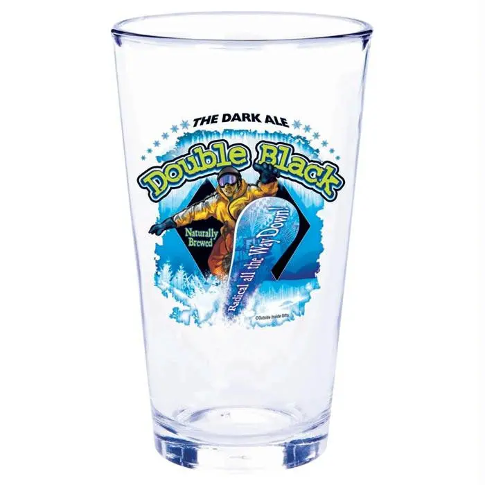 Double Black Dk Ale Pint Glass 1