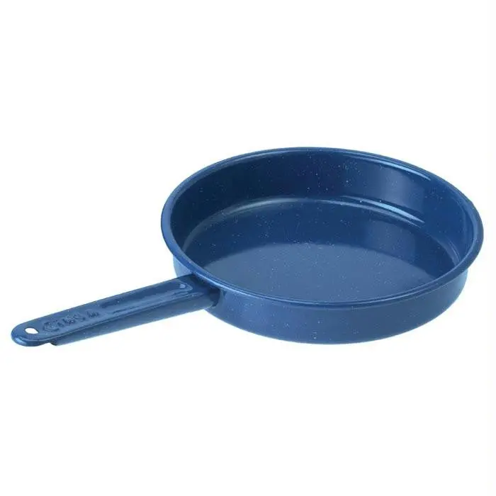 Enamel 9.65" Fry Pan Blue 1