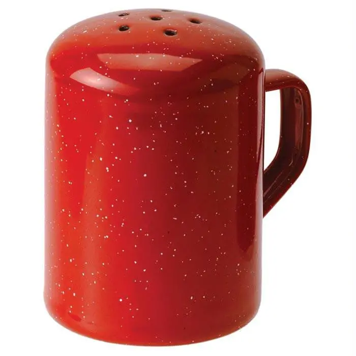 Enamel Salt Shaker Red 1