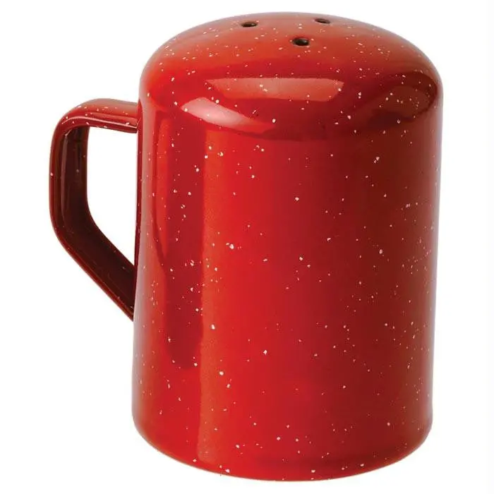 Enamel Pepper Shaker Red 1