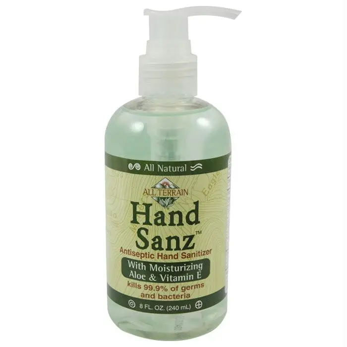 Hand Sanz W-Aloe & Vit E 8 Oz 1