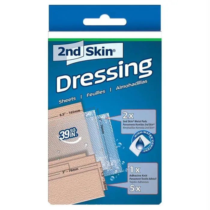 2Nd Skin Dressing 3"X6 1-2" 1