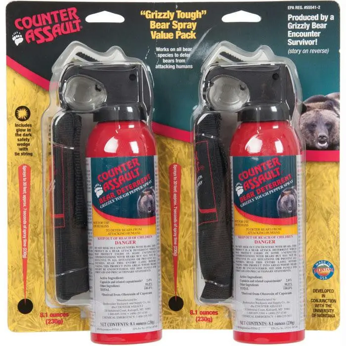 Bear Dtrrnt 8.1Oz W-Hlstr-2Pk 1