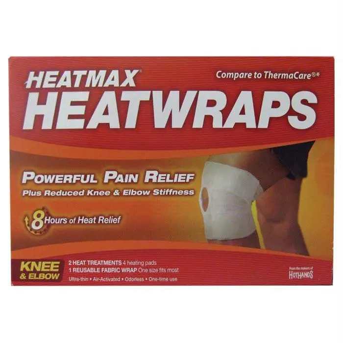 Heatmax Knee Wrap 2 Ct 1