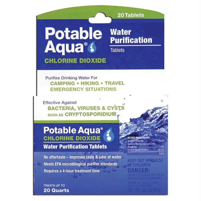 Pa Chlorine Dioxide Tab 20 Pk 1