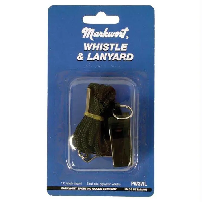 Whistle W-Lanyard Black 1