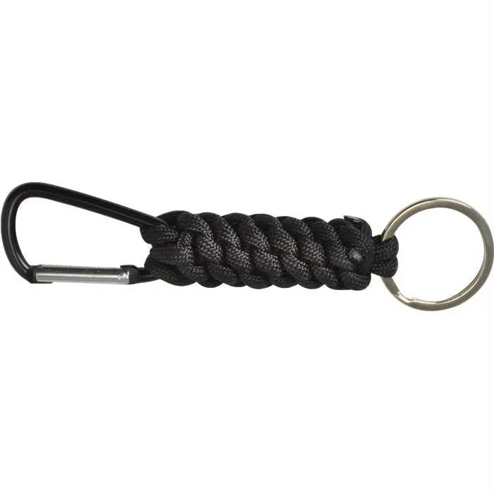 Paracord With Biner - Black 1