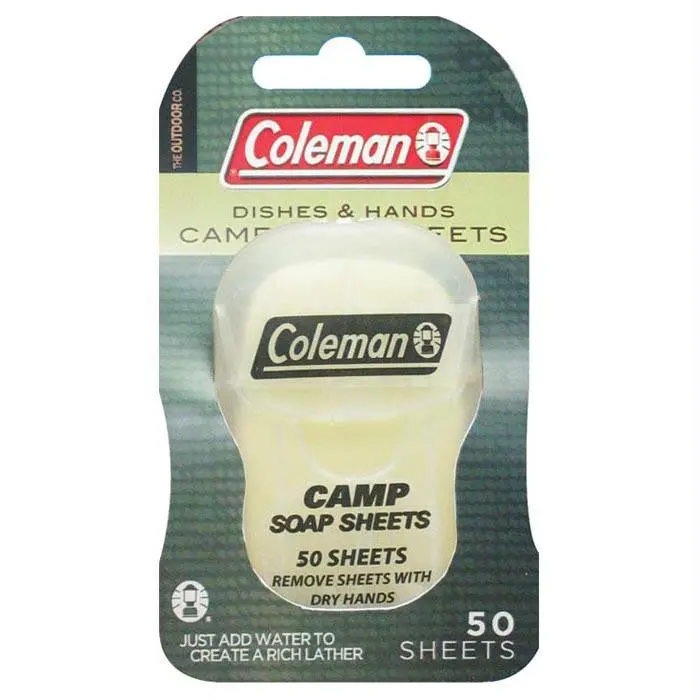 Coleman Camp Soap Sheets 1