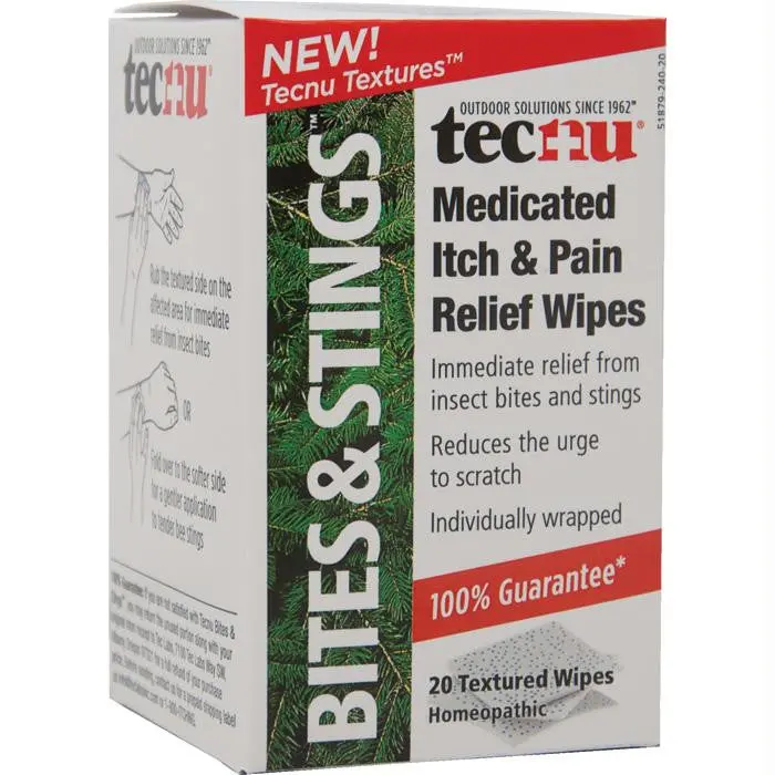 Tecnu Bites-Stings Med Wipes 1