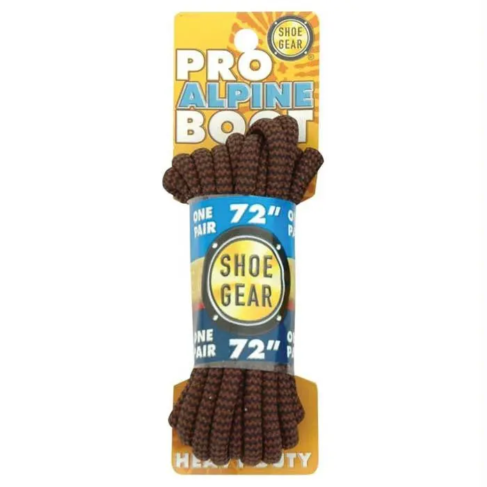 Alpine Boot Laces 72" Brn-Blk 1
